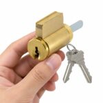 Aftermarket Matech Key in Knob (KIK) Cylinder SC1 Polished Brass Finish