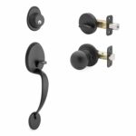 Aftermarket Oil Rubbed Bronze Single Cylinder Knob Door Handleset SC1 Keyway