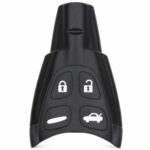 Aftermarket Replacement 2003-2011 Saab 9-3 Key Fob – FCC: LTQSAAM433TX – PN: 12783781 – 4 Button