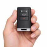 Aftermarket Replacement 2008-2013 Cadillac CTS Remote Head Key – PN: 5923877 – 4 Button