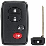 Aftermarket Replacement 2010-2015 Toyota Prius Key Fob – FCC: HYQ14ACX – PN: 89904-47150 – 4 Button