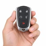 Aftermarket Replacement 2015-2016 Cadillac SRX Key Fob – FCC: HYQ2AB – PN: 13598528 – 5 Button