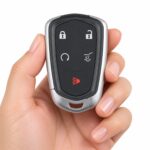 Aftermarket Replacement 2015-2016 Cadillac SRX Key Fob – FCC: HYQ2AB – PN: 13598528 – 5 Button – 3-Pack