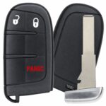 Aftermarket Replacement 2015-2020 Fiat 500L Key Fob – FCC: M3N-40821302 – PN: 6MP33DX9AA – 4 Button