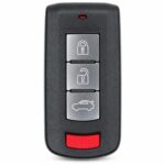 Aftermarket Replacement 2016-2020 Mitsubishi Mirage Key Fob – FCC: OUC003M – PN: 8637B424 – 4 Button
