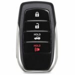 Aftermarket Replacement 2016-2020 Toyota Mirai Key Fob – FCC: HYQ14FBA – PN: 89904-62020 – 4 Button