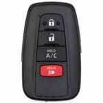 Aftermarket Replacement 2021-2022 Toyota Prius Prime Key Fob – FCC: HYQ14FLA – PN: 89904-47790 – 4 Button