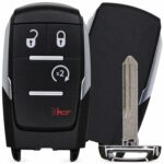 Aftermarket Replacement Key Fob – FCC: GQ4-76T – PN: 68365327 – 4 Button