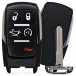 Aftermarket Replacement Key Fob – FCC: GQ4-76T – PN: 68575429 – 5 Button