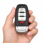 Aftermarket Replacement Key Fob – FCC: IYZFBSB802 – PN: 8T0959754G – 4 Button