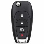 Aftermarket Replacement Key Fob – FCC: LXP-T003 – PN: 13588756 – 4 Button