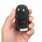 Aftermarket Replacement Key Fob – FCC: M3N-40821302 – PN: 68066349AG – 3 Button