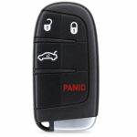 Aftermarket Replacement Key Fob – FCC: M3N-40821302 – PN: 68155686AB – 4 Button – 2-Pack