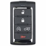 Aftermarket Replacement Key Fob – FCC: M3NWXF0B1 – PN: 68469565AA – 5 Button