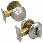 Aftermarket Single Cylinder Heavy Duty Deadbolt With Thumb Turn Satin Chrome US26D SC1