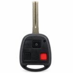 Replacement 2003 Lexus GX470 Key Fob – FCC: HYQ1512V, 2AOKM-LXV1 – PN: 89070-60801, 8907060801 – 3 Button