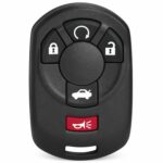 Replacement 2005 Cadillac STS Key Fob – FCC: M3N65981403 – PN: 15212383, 15212382 – 5 Button