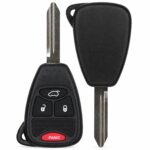 Replacement 2006 Chrysler PT Cruiser Key Fob – FCC: OHT692427AA, OHT692713AA – PN: 56040649AC – 4 Button