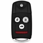 Replacement 2007-2008 Acura TL Key Fob – FCC: OUCG8D-439H-A – PN: 35111-SEP-306, 35111-SEP-307 – 4 Button