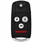 Replacement 2007-2008 Acura TL Key Fob – FCC: OUCG8D-439H-A – PN: 35111-SEP-306, 35111-SEP-307 – 4 Button
