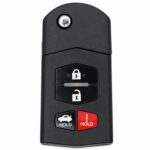 Replacement 2007 Mazda Rx-8 Key Fob – FCC: KPU41788 – PN: 4238A-41524 – 4 Button