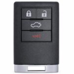 Replacement 2008 Cadillac DTS Key Fob – FCC: OUC6000066 – PN: 22889450, 22889449 – 4 Button