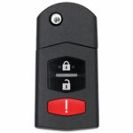 Replacement 2008 Mazda 5 Key Fob – PN: BCR2-67-5RY – 3 Button