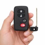 Replacement 2009-2016 Toyota Venza Key Fob – FCC: HYQ14ACX – PN: 89904-0T060, 89904-0T020 – 4 Button