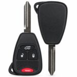 Replacement 2009 Chrysler PT Cruiser Key Fob – FCC: OHT692427AA, OHT692713AA – PN: 56040649AC – 4 Button