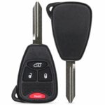 Replacement 2009 Chrysler Sebring Key Fob – FCC: OHT692427AA, OHT692713AA – PN: 56040649AC – 4 Button