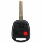 Replacement 2009 Lexus GX470 Key Fob – FCC: HYQ1512V, 2AOKM-LXV1 – PN: 89070-60801, 8907060801 – 3 Button