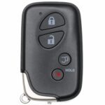 Replacement 2009 Lexus LX570 Key Fob – FCC: HYQ14AEM, HYQ14AAB – PN: 89904-60061, 89904-60A00 – 4 Button