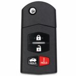 Replacement 2009 Mazda Mx-5 Miata Key Fob – FCC: BGBX1T478SKE125-01 – PN: BBM4-67-5RY – 4 Button