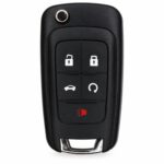 Replacement 2010-2021 Chevy Cruze Equinox Camaro Buick LaCrosse GMC Terrain Key Fob – FCC: OHT01060512 – 5 Button