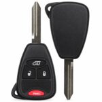 Replacement 2010 Jeep Liberty Key Fob – FCC: OHT692427AA, OHT692713AA – PN: 56040649AC – 4 Button