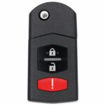 Replacement 2010 Mazda Cx-9 Key Fob – PN: BCR2-67-5RY, CC43-67-5RYC – 3 Button