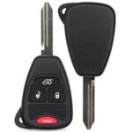 Replacement 2012 Jeep Liberty Key Fob – FCC: OHT692427AA, OHT692713AA – PN: 56040649AC – 4 Button