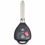 Replacement 2012 Toyota Venza Key Fob – FCC: GQ4-29T – PN: 89070-02640 – 3 Button