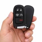 Replacement 2013-2018 RAM 1500 2500 3500 Key Fob – FCC: GQ4-54T, GQ454T – PN: 68159657 – 5 Button