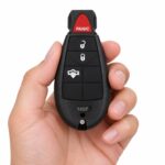 Replacement 2013 RAM 1500 Key Fob – FCC: GQ4-53T, GQ453T – PN: 68521302, 68521302AA – 4 Button