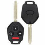 Replacement 2013 Subaru XV Crosstrek Key Fob – FCC: CWTWBU766 – PN: 57497-FJ031 – 4 Button