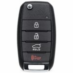 Replacement 2014-2016 Kia Sportage Key Fob – FCC: NYODD4TX1306-TFL – PN: 95430-3W350 – 4 Button