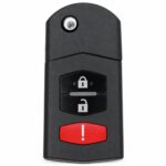 Replacement 2014 Mazda 5 Key Fob – PN: BCR2-67-5RY, CC43-67-5RYC – 3 Button