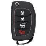 Replacement 2015-2019 Hyundai Santa Fe Key Fob – FCC: TQ8-RKE-4F31 – PN: 95430-2W110 – 4 Button