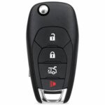 Replacement 2016-2019 Chevrolet Cruze Key Fob – FCC: LXP-T004 – PN: 13514135 – 4 Button