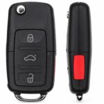 Replacement 2016 Volkswagen GTI Key Fob – FCC: NBG010180T – PN: 5K0837202 – 4 Button