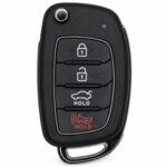 Replacement 2017-2020 Hyundai Sonata Key Fob – FCC: TQ8-RKE-4F25 – PN: 95430-C1210 – 4 Button