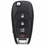 Replacement 2017 Chevrolet Cruze Key Fob – FCC: LXP-T004 – PN: 13514135 – 4 Button