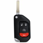 Replacement 2018-2021 Jeep Gladiator Wrangler Key Fob – FCC: OHT1130261 – PN: 68416784AC, 68416790 – 4 Button