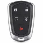 Replacement 2018 Cadillac XT5 Key Fob – FCC: HYQ2EB, 2AOKM-G2EB – PN: 13598516, 13510245 – 5 Button